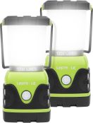 Lepro LED ランタン キャンプランタン 【超高輝度 1000ルーメン/実用点灯12-240時間/電池式/昼光色・昼白色・電球色切替/4つ点灯モード/無段階調光調色/防滴仕様】ソロキャンプ アウトドア キャンプ 登山 夜釣り 防災 停電 緊急 非常用 LEDランタン [3300002-2]